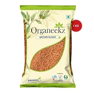 Organeekz Organic Brown Sugar 1 Kg (Certified Organic as per NPOP Standards)
