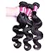 DFX Hair Body Wave Human Hair Bundles 9A Grade Virgin Brazilian Hair Weave Bundles Natural Black Wavy Hair Extensions