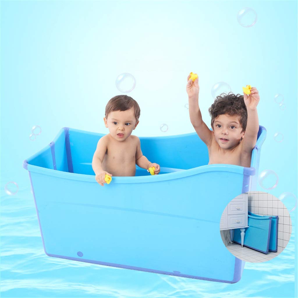 Napravi Rs Ameublement Et Decoration Baignoires Color Blue 100cm Bleu Et Rose Baignoire Pliante Baril De Bain En Plastique Pliable Avec Une Housse For Les Enfants Adultes