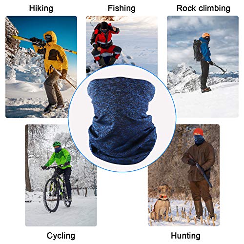 Cstar 3 Pack Winter Face Mask Neck Gaiter,Cold Weather Breathable Washable Neck Warmer Scarf Balaclava for Running, Skiing,Cycling Motorcycle Riding and Other Outdoor Sports,Mens or Womens Unisex