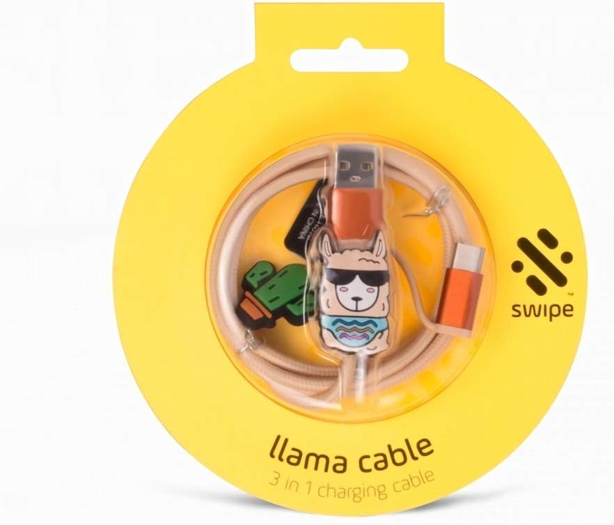 Swipe: 3-in-1 Cable - Llama/PowerLead