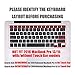 FORITO Keyboard Cover Compatible with MacBook Pro 13