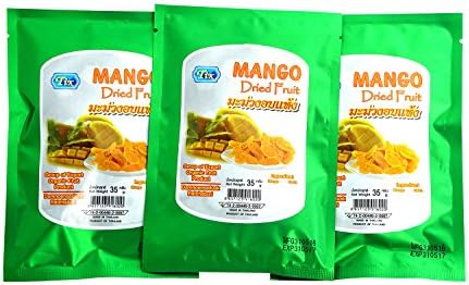 Natural Organic Dried Mango Snacks Pack of 3