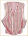 Rubie's Men Med. (Up to 40) Costume Red and White Striped Vest Red/White Medium