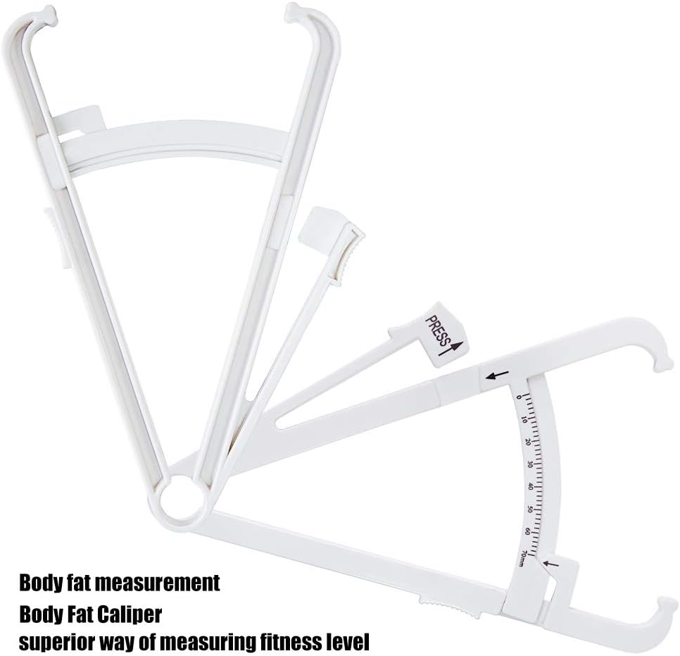 Body Measuring Tape Device with Handheld Body Fat Caliper, Plicometer Skinfold Caliper, BMI Calculator for Men and Women for Fitness and Weight Loss: Health & Personal Care