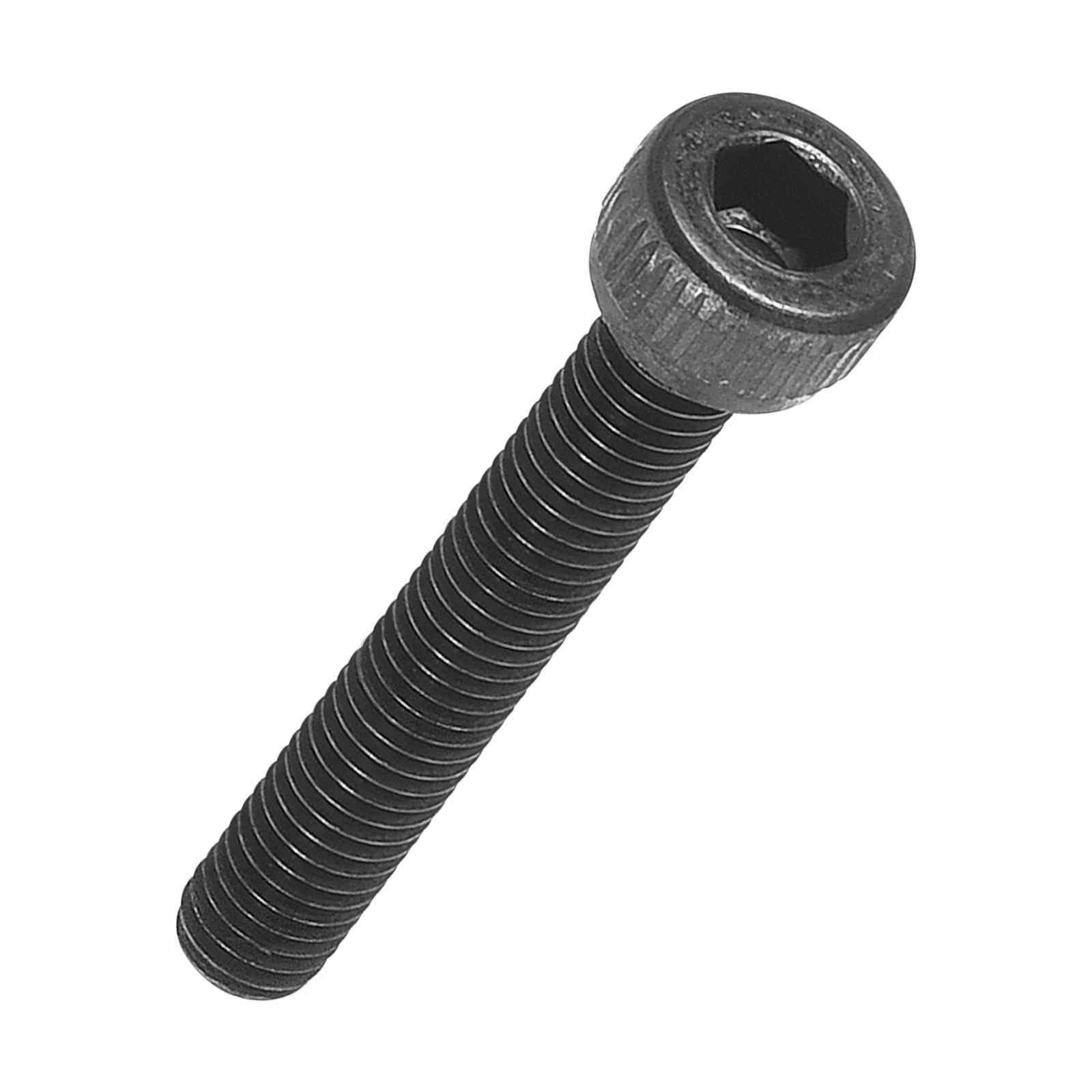 Kozelo 100pcs Socket Head Cap Screws - [M3-0.5 x 20mm] Alloy Steel Black Oxide Grade 12.9 Internal Hex Screw Full Thread for Industrial & Machinery Use, Black — image 1