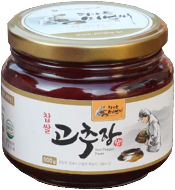 Korean Fermented Traditional Red Chili Pepper Paste Gochujang 500g/ 17.6oz No Preservative K-foods [피아골 미선씨 고추장]