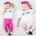 Elevin(TM)Family Mon Kids Baby Eyelashes&Lips Shortsleeve Jumpsuit Blouse Shirt Top