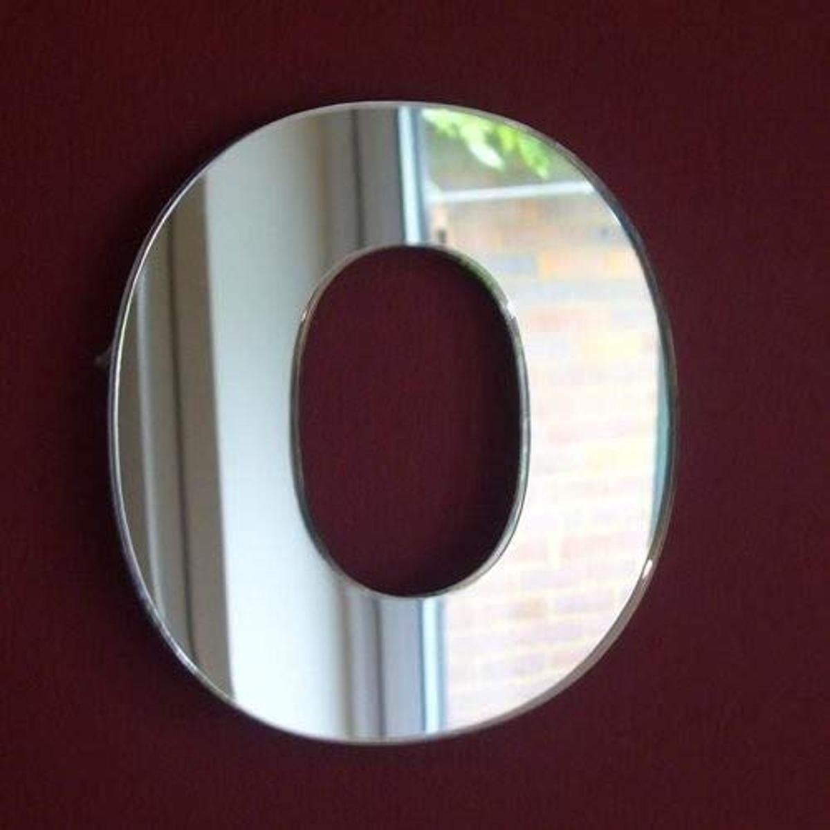 Upper Case Letter O Mirror 25cm