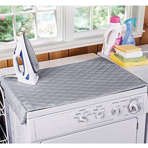 Ironing Mat Blanket,Houseables Portable Washable Waterproof Premium Cotton Magnetic Ironing Mat Blanket,Heat Resistant Pad Cover for Washer,Dryer Ironing Board Alternative Cover
