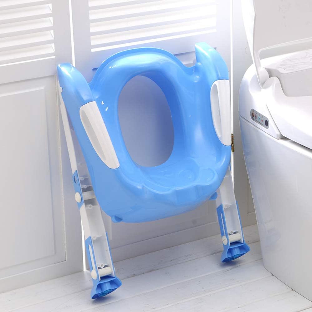 Rosa Jingyuu Siege De Toilette Enfant Pliable Reducteur Toilette Enfant Anti Derapant Adaptateur Toilette Ennfant Rehausseur Wc Enfant Reducteur De Toilette Avec Marche Pour Garcons Et Filles Bebe Puericulture Reducteurs De Toilettes