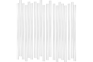 RUPERT AND JEOFFREY'S TRADING CO. Disposable Plastic Coffee Stirrer Straw - 5 Inch Sip Stir Stick (Clear, 1000)