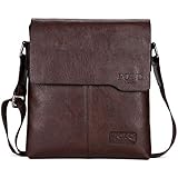 VICUNA POLO Shoulder Bag Business Man Bag Messenger Bag for Men Crossbody Bag (brown)