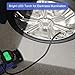 LYSNSH Portable Air Compressor Pump - DC 12V Small Digital Car Tire Inflator with Gauge 120 PSI