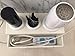 Love Nest White Personal Snake PU Leather Ceramic Countertop Hair Drying Holder Hair Styling Storage Chest Station