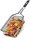 Corona BBQ Charcoal Grill Accessories - Grilling Basket with Locking Grill Handle For Veggetables, Chicken, Meats And Fish for Outdoor/ Indoor BBQ Set Tools