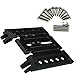 CNC Aluminum Center Skid Transmission Plate for 1/10 Axial Wraith 90018 RC Truck Car Black