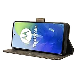 Elubugod Compatible with Motorola Moto G24 Leather