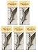 Prairie Horse Supply Replacement Feathers for Cat Wand (5 Pack) Refill for Da Bird GoCat Toy Top Choice Teaser Interactive Play for Kittens All Natural Genuine Guinea Feathers
