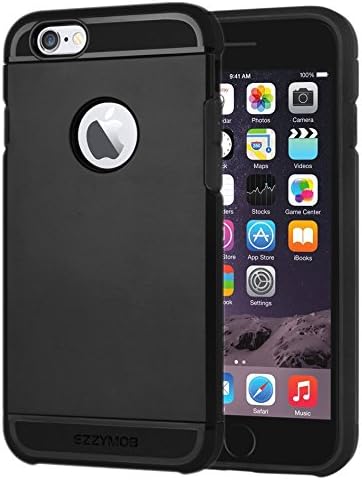 EZZYMOB iPhone 6 case and iPhone 6 plus case cover, Heavy duty, Ultra slim Hybrid Armor Case, Shockproof TPU Rubber and Polycarbonate case for apple iPhone 6/6s and apple iPhone 6 Plus.