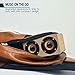 Portable Stereo Speaker, EIVOTOR 10W Wireless Home Speaker with Super Bass - Bamboo Wood HiFi Sound Box Subwoofers with Enhanced Bass Resonator Support TF Card Built-in Mic and Battery