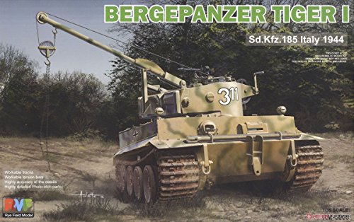 Rye Field Model 1:35 Bergepanzer Tiger I Tank Recovery Vehicle Plastic #5008