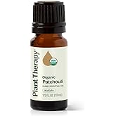 Plant Therapy Organic Patchouli Essential Oil 10 mL (1/3 oz) 100% Pure, Undiluted, Therapeutic Grade