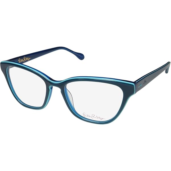 Amazon.com: Eyeglasses Lilly Pulitzer Tinsdale Teal, 52/16 