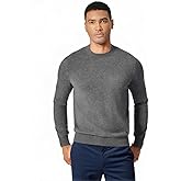 KVSS Men's Crewneck 100% Pure Cashmere Sweater, Pullover Cashmere Sweaters for Mens | Luxury from Inner Mongolia
