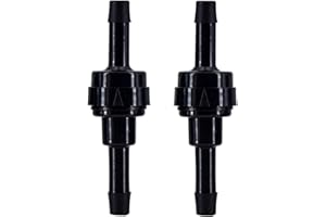 BBTUS PA66 Automotive Oil Line Spring Check Valve, 1/4" Long, High Temp & Corrosion Resistant, 2 PCS