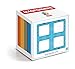 MAGFORMERS Super Square 12 Pieces Rainbow Colors, Educational Magnetic Geometric Shapes Tiles Building STEM Toy Set Ages 3+