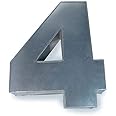 EURO TINS Large Number four 4 Wedding Birthday Anniversary Baking Cake Pan 14" X 10" (4)