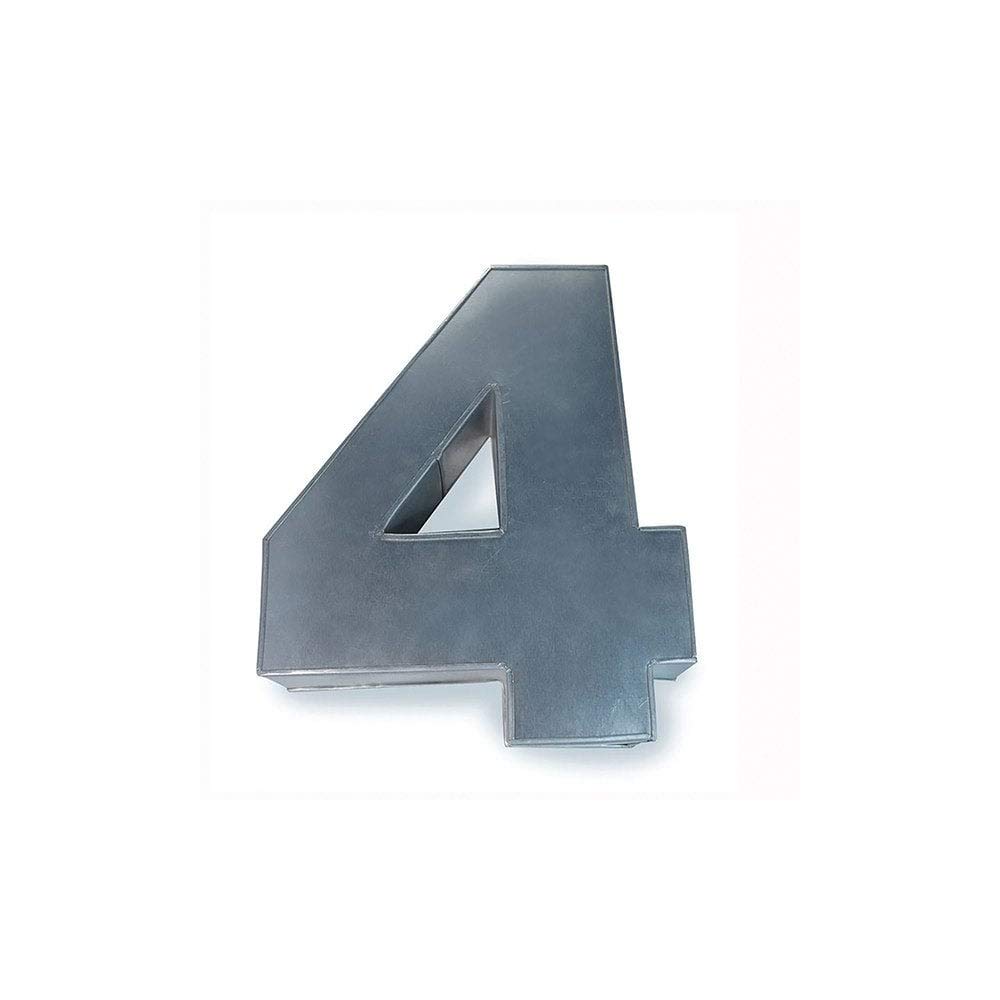 EUROTINS Large Number Birthday Wedding Anniversary Cake Tin - Cake Pan (4)