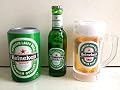 3 Pcs./set Heineken Fridge Magnet, Collectables Dollhouse Miniature Mini Fridge Magnet