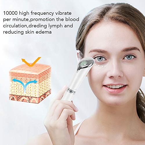 Eye Massager, Eye Massagers Wand with 42℃ Heat & Sonic Vibration for