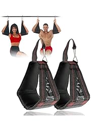 Maravillfulwu AB correas acolchadas para colgar, 1 par de correas de suspensión AB para colgar, cinturones abdominales para entrenar músculos abdominales, dominadas, dominadas, dominadas, dominadas, dominadas, dominadas, dominadas, etc.