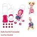 BeYumi 130 Pcs Doll Clothes Set for Dolls Include Random 16 Pack Party Gown Outfits + 10 Pairs of Shoes + 104 Pcs Doll Accessories for Various Doll, Great Gift for Girls