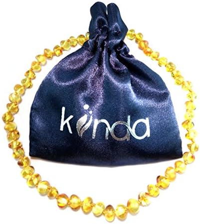amber necklace | with saftey clasp | 100% baltic amber | length 32 cm | great gift idea in precious jewelery bag by kiinda