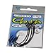 Gamakatsu Extra Wide Gap Worm Hook, 6 Pack, Silver, 1/0 Size