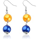 Sorority Drop Earrings Sorority Gift Greek Sorority Jewelry Gift SGRho Gift For Women