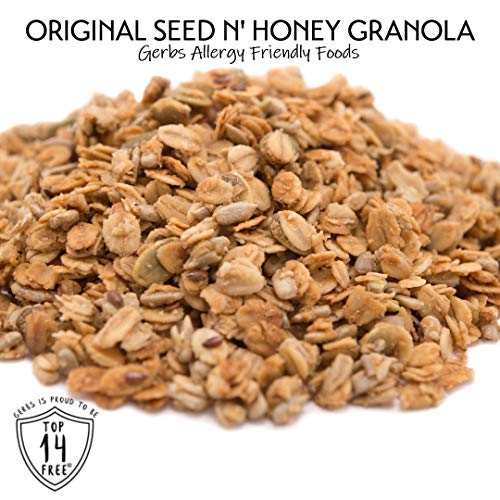 GERBS Original Seed n' Honey Granola, 14 ounce Bag, Top 14 Food Allergy Free, NON GMO - Image 3