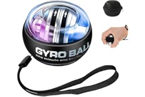 GENERIC Vital Wrist Ball, 2026 Upgraded Vital Wrist Ball Exerciser,Auto-Start Gyroscopic Forearm Exerciser,Enhance Grip Strength,Hand Strengthening Devices,Adjustable Resistance,with LED Lights