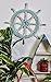Deco 79 Wood Ship Wheel Nautical Maritime Decor, 24-Inch