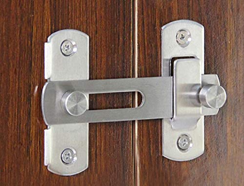 Flap Latch Bolt Bolt Lock Door Lock Safety flip Lock, Buckle Window Lock Wire Surface Treatment - Thumbnail 5
