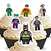 Cakeshop 12 x PRE-CUT Lego Batman Stand Up Edible Cake Toppers