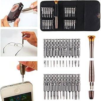 GOCART WITH G LOGO 25 in 1 Precision Screwdriver Set for Mobile, Pc, Watch Standard Screwdriver Set