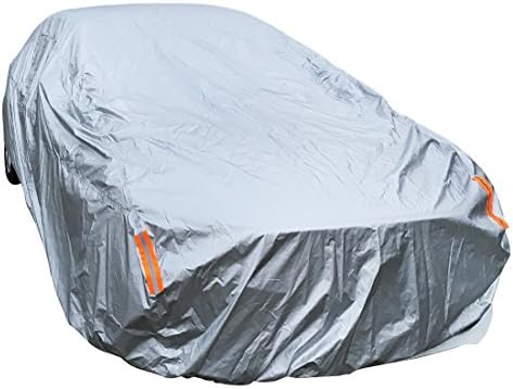 WaterProof Breathable Full Size Sedan Car Cover Indoor Outdoor UV Rain Dust Snow Resistant Universal Fit (Up to 210”)