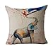 Onker Cotton Linen Square Decorative Throw Pillow Case Cushion Cover 18