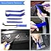EZYKOO Retainer Push Kit, Car Panel Trim Plastic Fasteners Rivet Set, Universal Auto Body Clips with Fastener Remover for GM Ford Toyota Honda Chrysler (420)