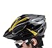 Urparcel Cycling Bicycle Adult Bike Safe Helmet Carbon Hat With Visor 19 Holes Yellow